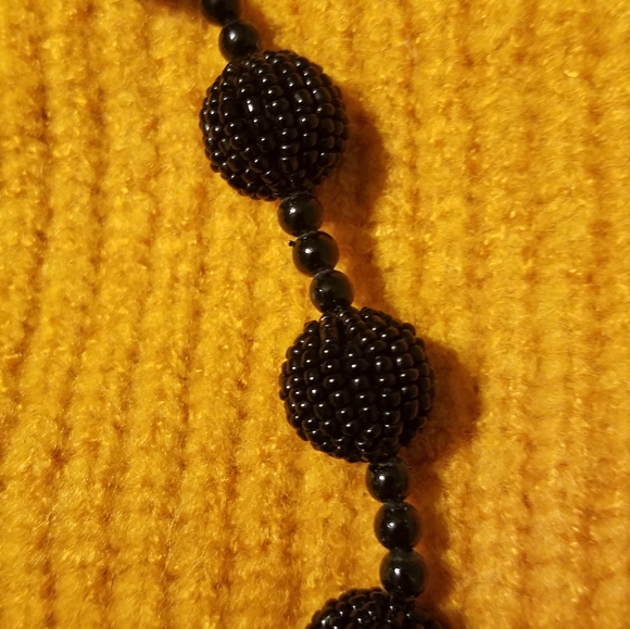 Beaded evening bag with beaded handle - Picture 4 of 6